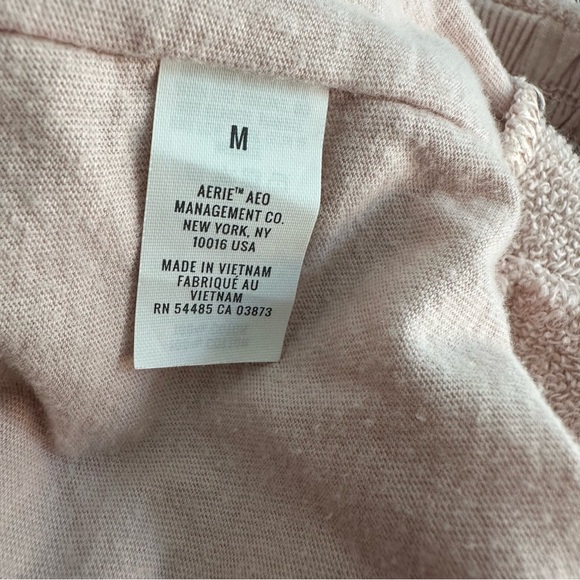 AERIE Layered Weekend Ruffle Raw Edge Miniskirt Pale Pink Size Medium - Picture 11 of 12